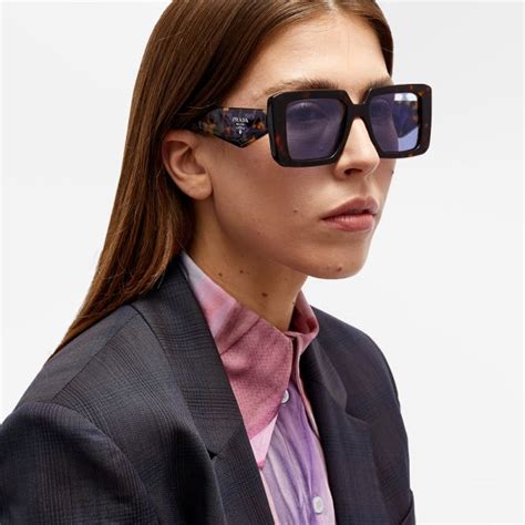 prada pr 23ysf|Prada PR 23YSF oversize frame sunglasses.